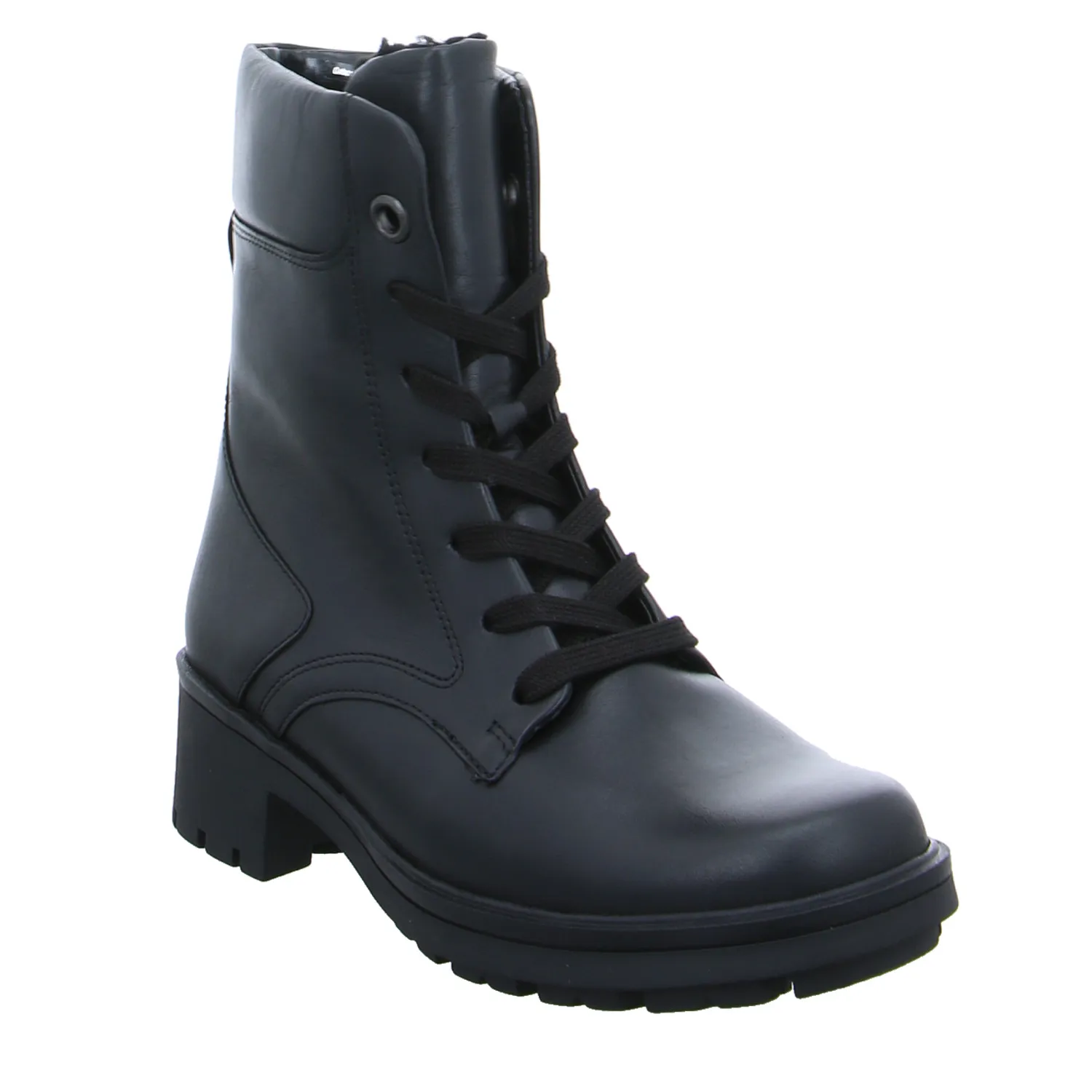 GABOR Stiefelette Schwarz Leder