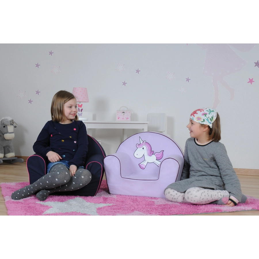 knorr toys® Kindersessel UMA. Das Einhorn rosa