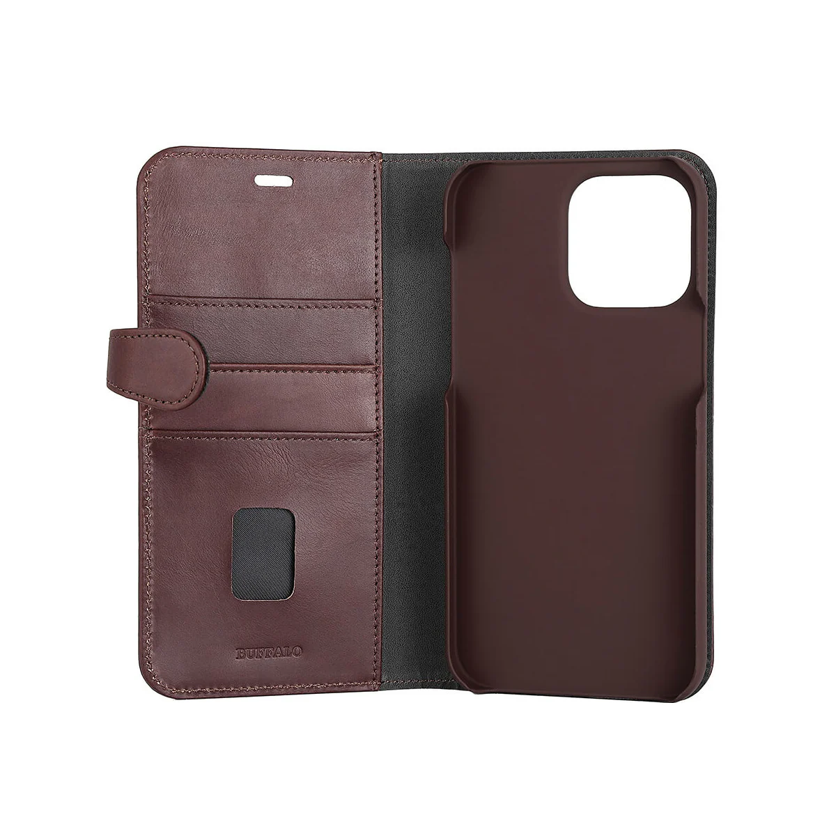 Buffalo 2in1 lommebokdeksel til iPhone 14 Pro Max (brun)