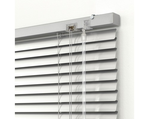 Soluna DIM-OUT aluminium jaloezie 40x170 cm zilver, met 20% meer lamellen voor betere verduistering