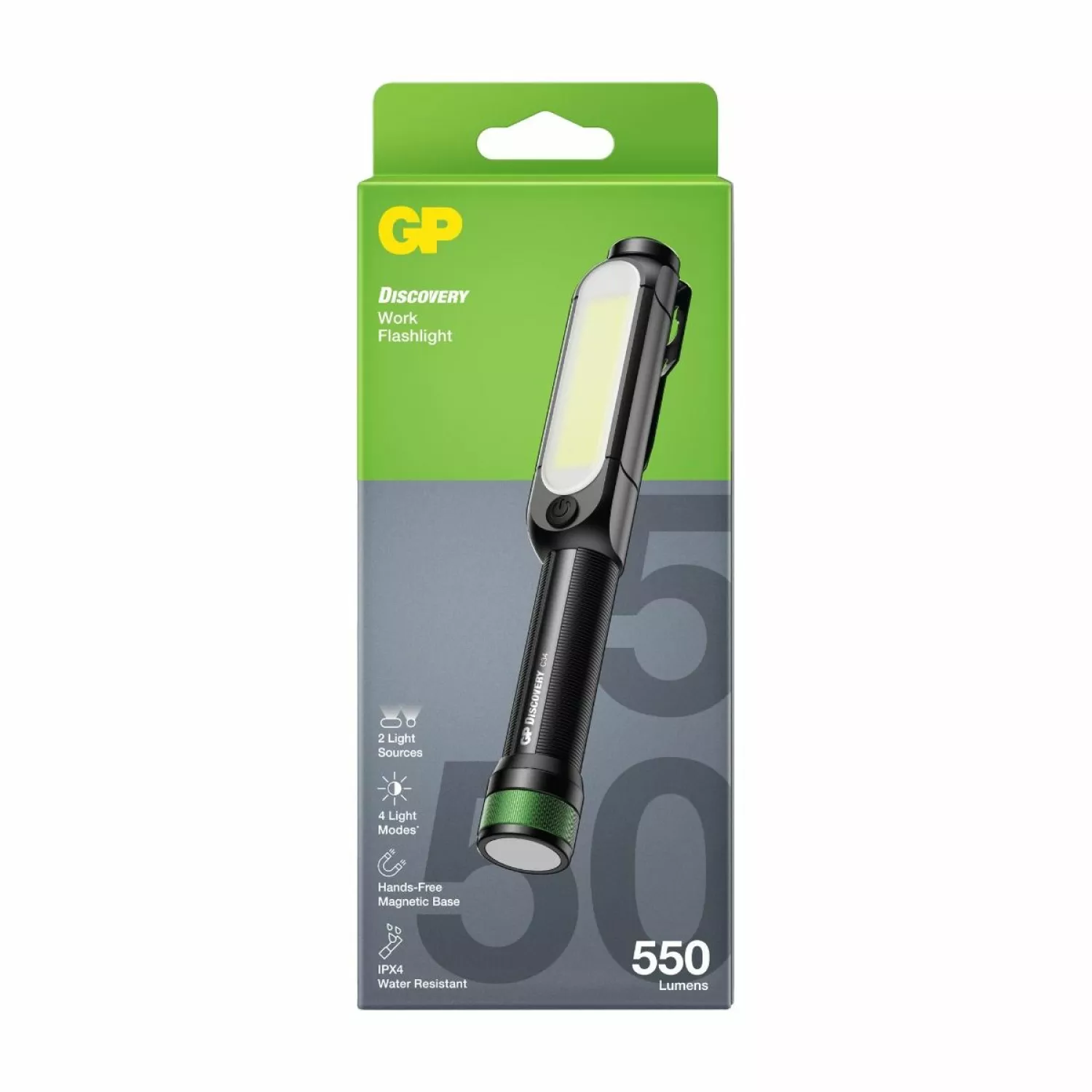 GP C34 Zaklamp - 550lumen - 3X AA - 260GPACT0C34000