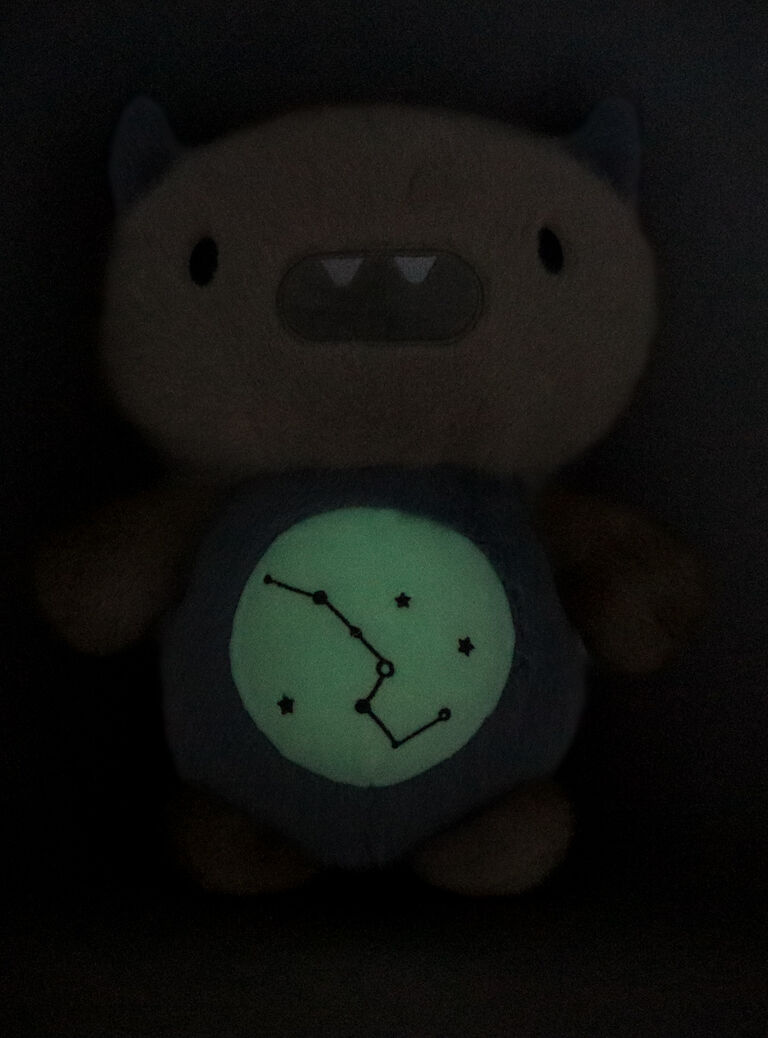 Peluche monstre phosphorescent