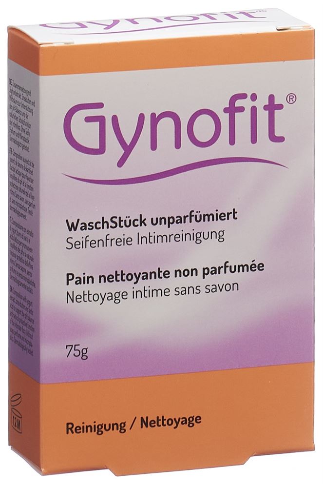 GYNOFIT Waschstück fest unparfümiert Karton 75 g