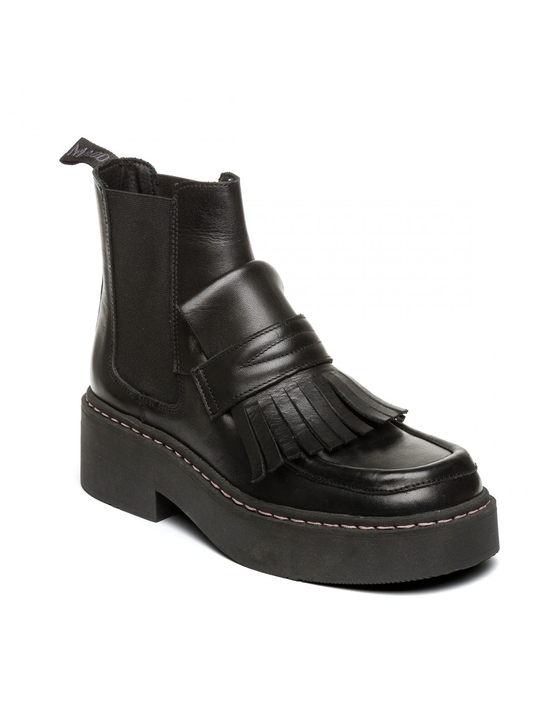 steve madden chelsea boots evana bootie cuir noir