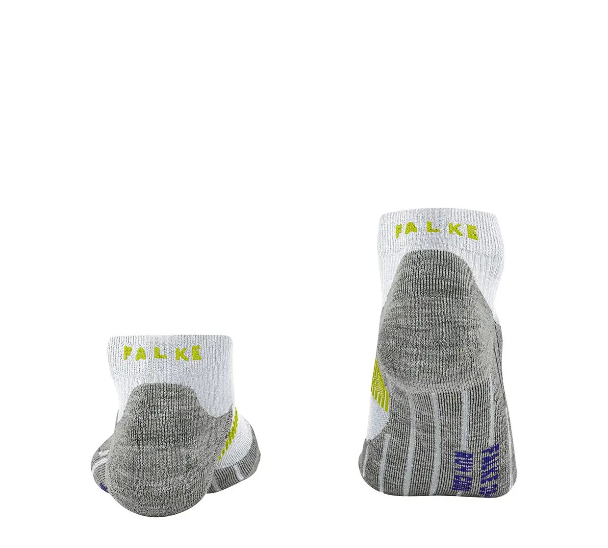 Falke RU4 Endurance Cool Short Hardloopsokken Wit/Grijs Heren