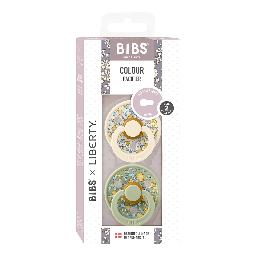 BIBS x Liberty Colour Latex Rund Eloise - Sage Mix - flere størrelser