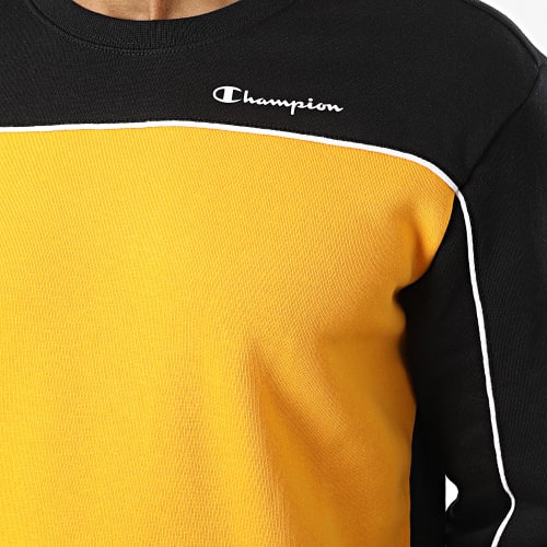 Sweat Crewneck 217852 Jaune Noir