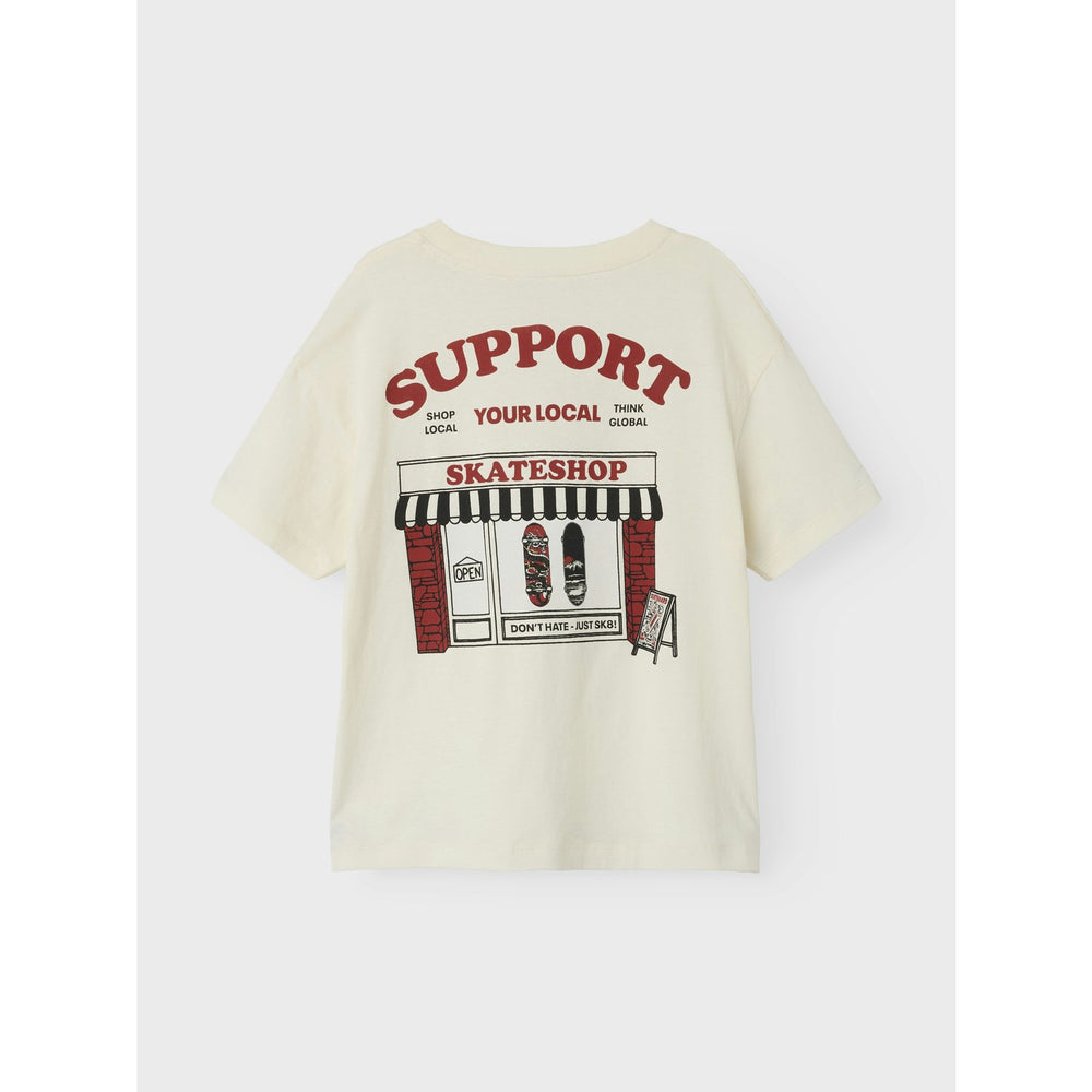 Køb Name It White Swan, Red Short Sleeve T-shirt