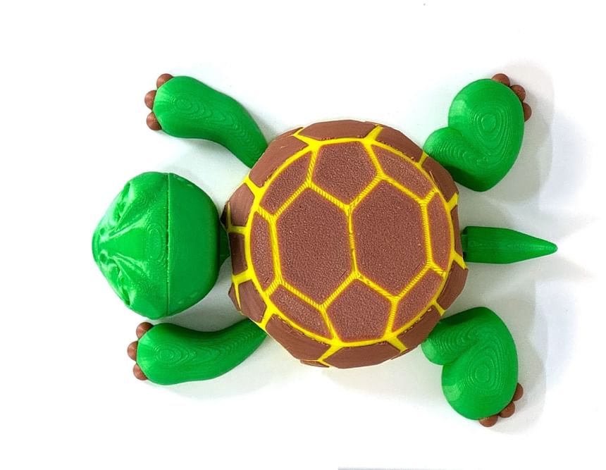 het gebeurt - 3D-geprinte schildpadonderzetter