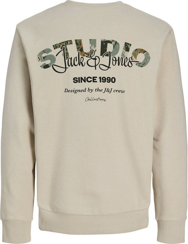 JACK & JONES JUNIOR - Sweater - Beige - Met Backprint
