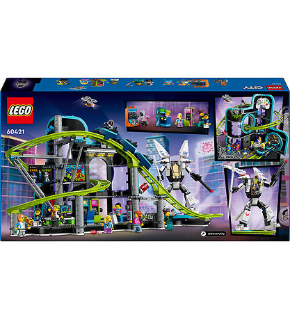 LEGO? City - Robot WoRød Rutsjebanepark 60421 - 968 Dele