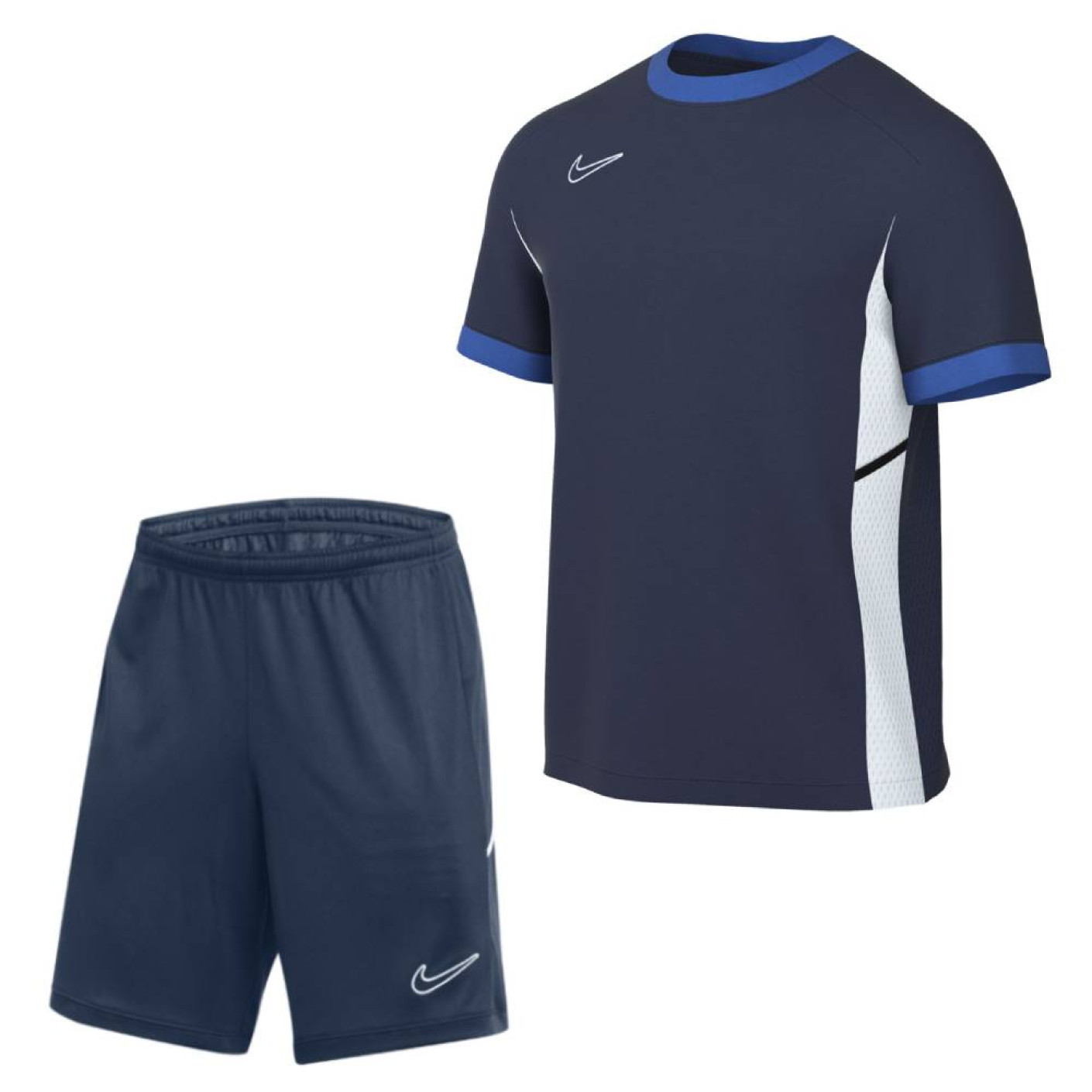Nike Academy 25 Trainingsset Kids Donkerblauw Blauw Wit