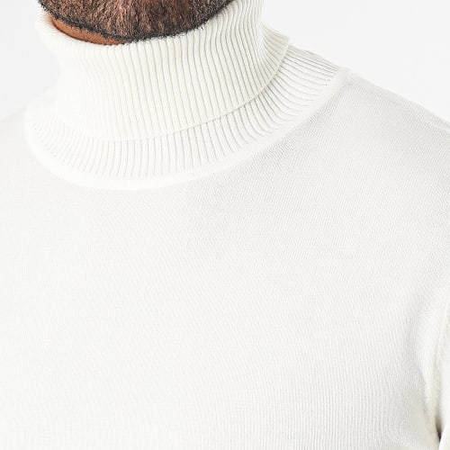 Lot De 2 Pulls Col Roulé Noir Beige Clair