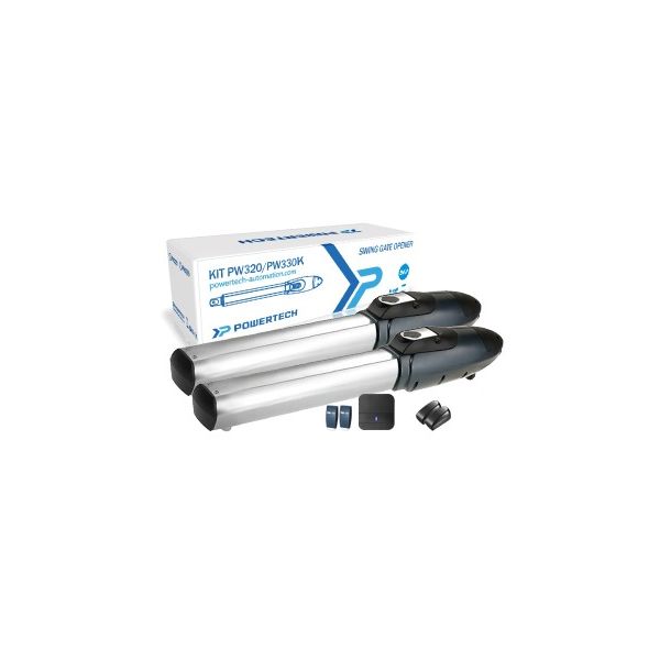 Powertech Kit Motores Batente com Acessórios Até 500kg (24V) - PW320K