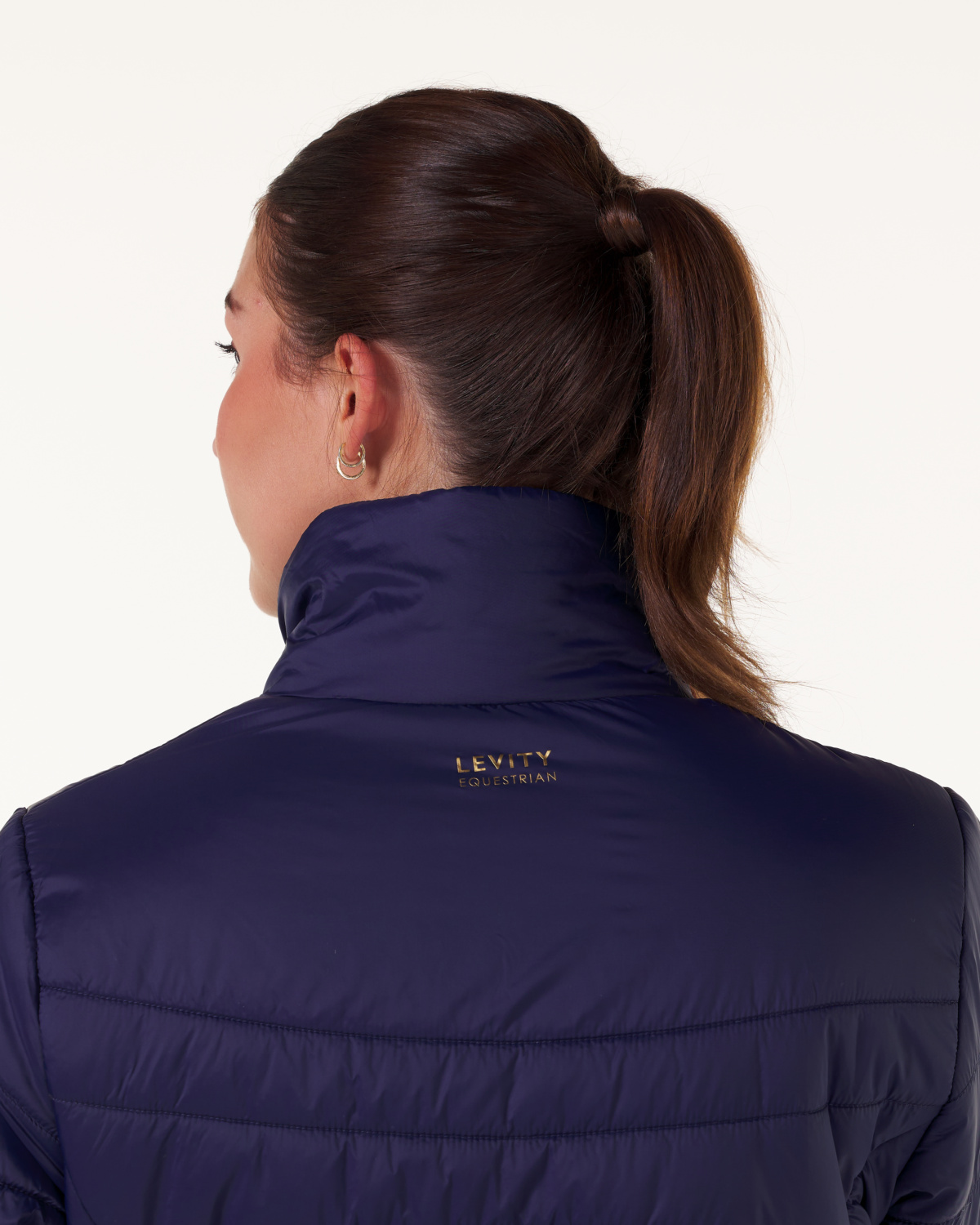 LEVITY Ella Quilted Riding Jacket Pitch Midnight Blue