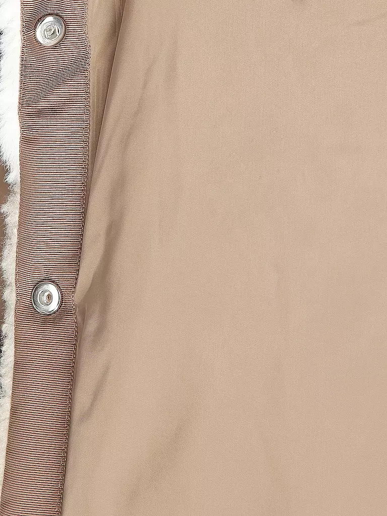 TORY BURCH Jacke in Felloptik  beige