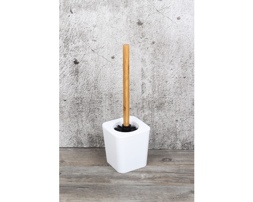 form&style toiletborstelset wit/bamboe