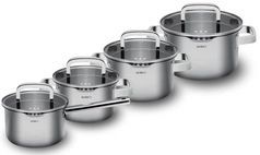 Sola - Juvia - Pannenset - RVS - 4 Delig - Inductie & Downdraft Geschikt