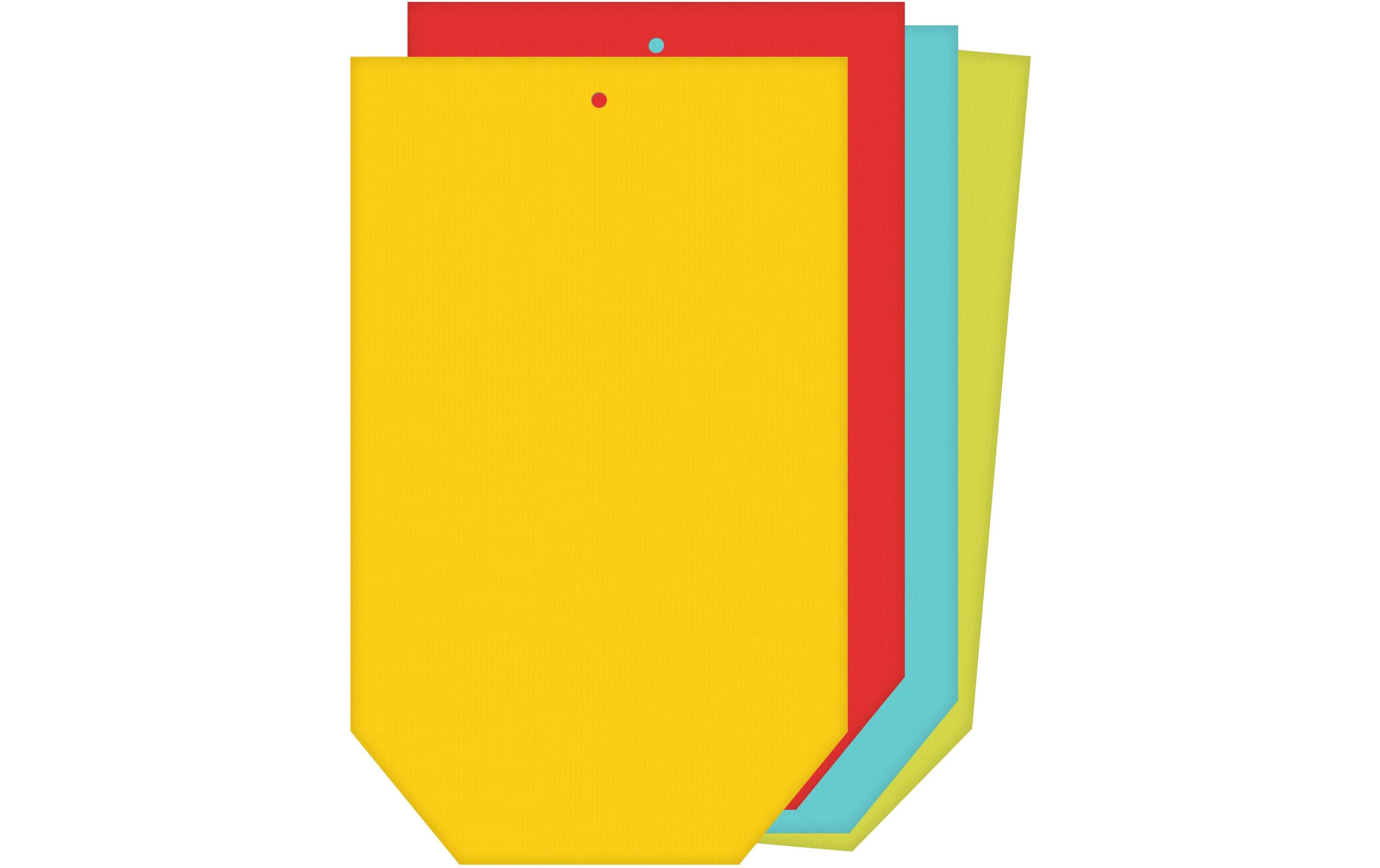 Tüten Kraftpapier 16 x 26 cm, 10 Stück, MehrfarbigKraftpapier für die Tüten