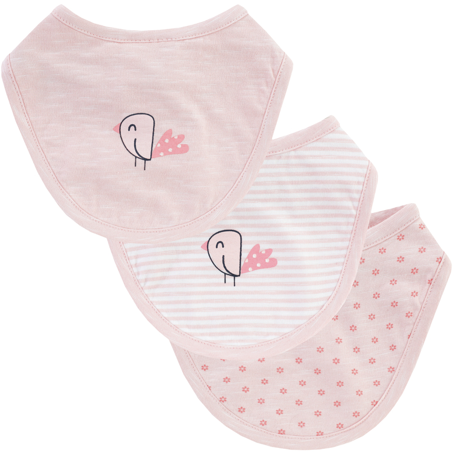 JACKY Halstuch 3er-Pack LOVELY BIRD rosa