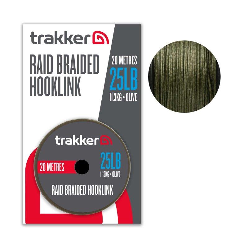 Tresse À Bas De Ligne Trakker Raid Braided Hooklink - 20M