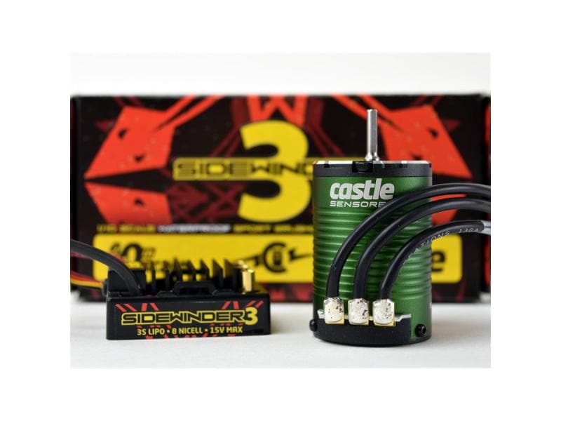 Castle Creations Brushless-Antriebsset Sidewinder 3 Combo 1 Motor und Regler für 1:10 Automodelle