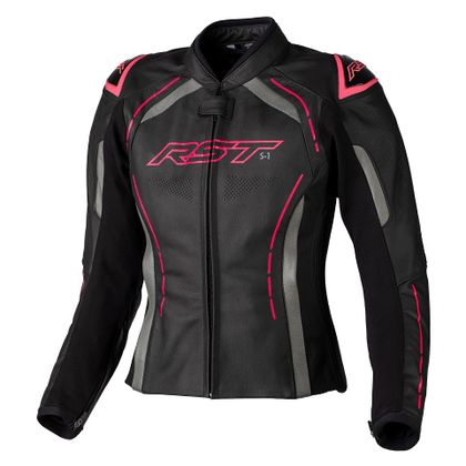 Blouson RST S1 FEMME - Noir / Rose