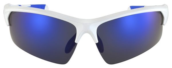 Lunettes AZR Huez Blanc - Verres Bleu Miroir