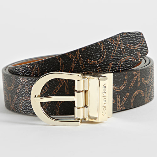 Ceinture Femme Réversible CK Must 9981 Marron Noir