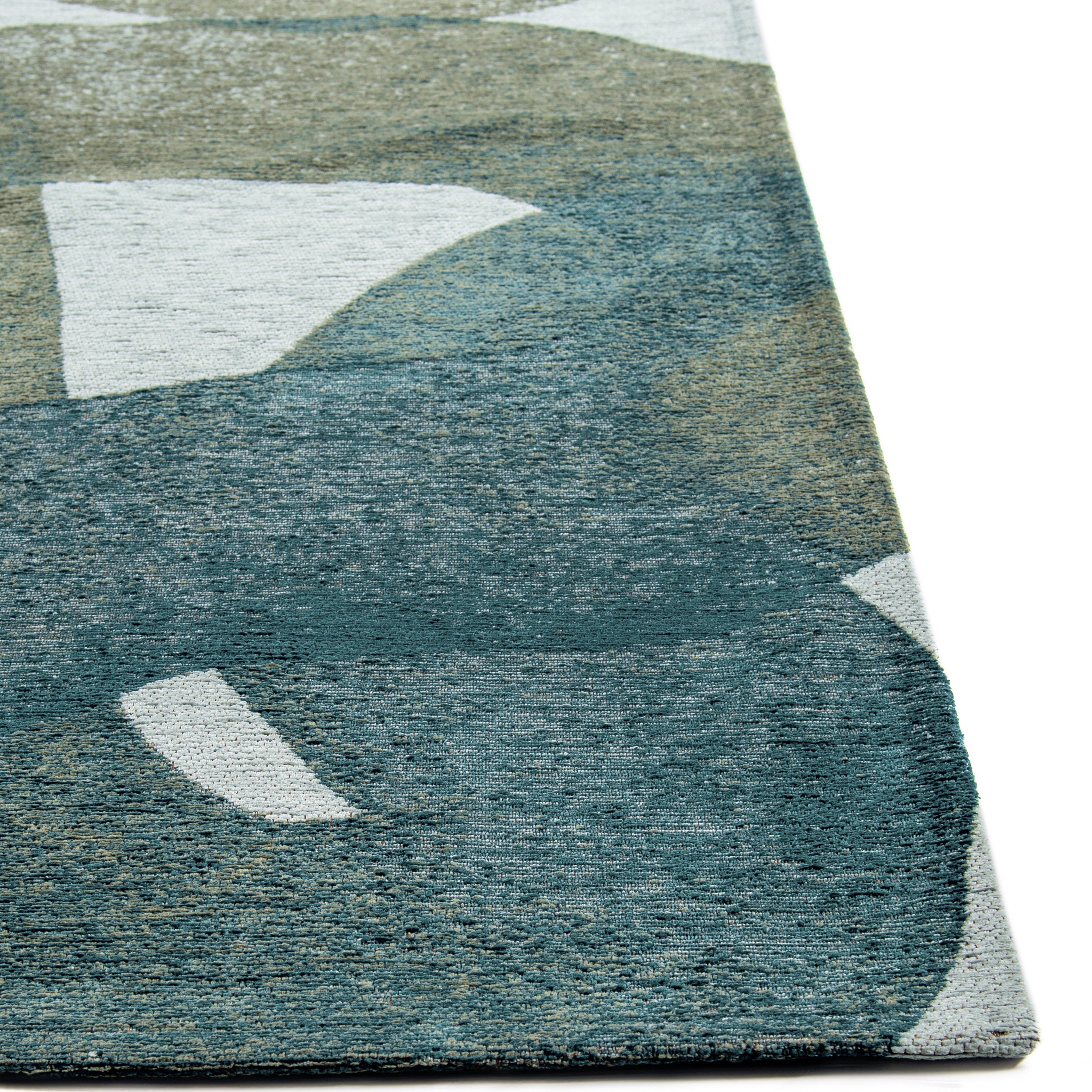 Lola & Moi My Way Vloerkleed - Teal  - 170 x 240 cm