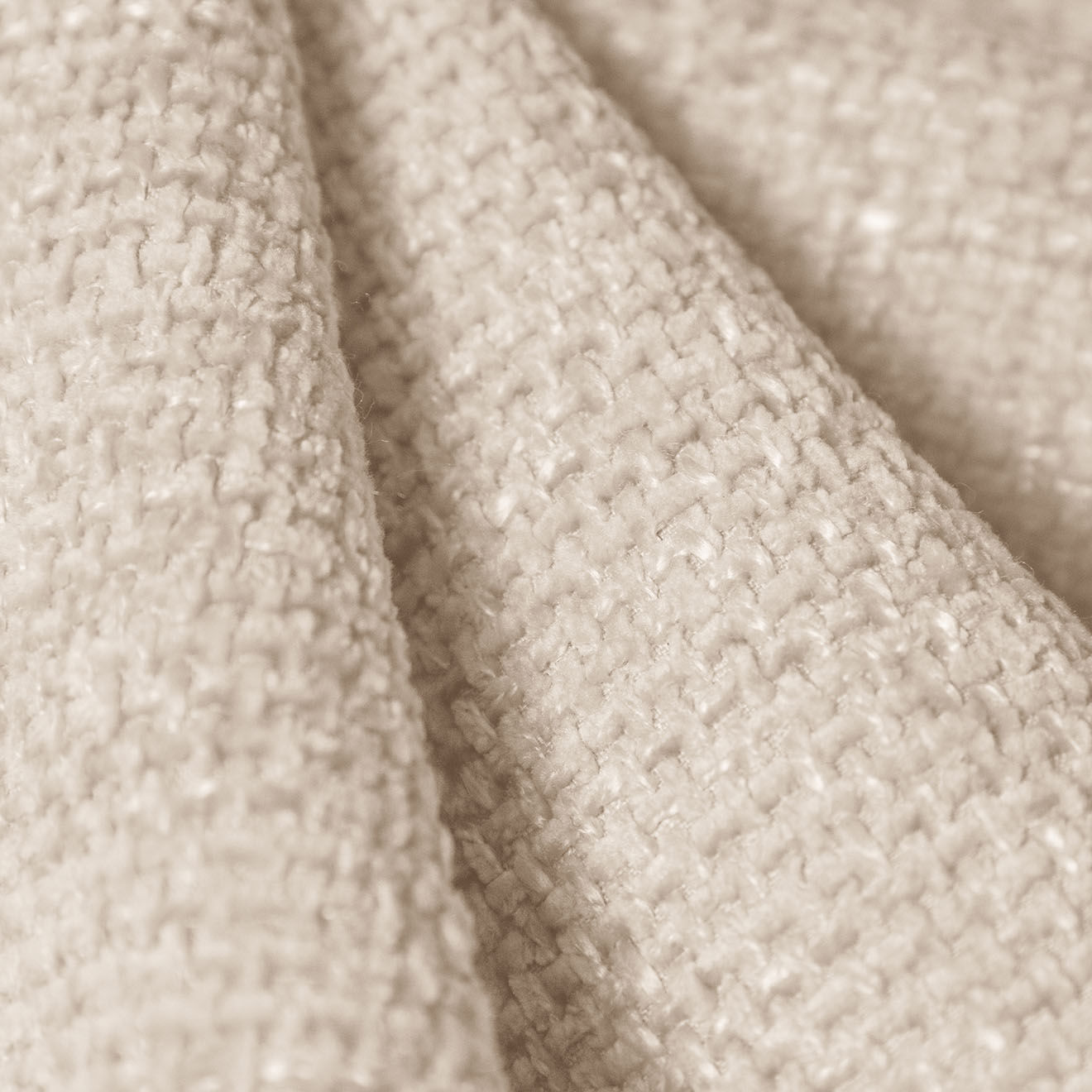 Micadoni Lit Coffre Chenille avec Tête de Lit Miley beige clair - 230x247x100 cm