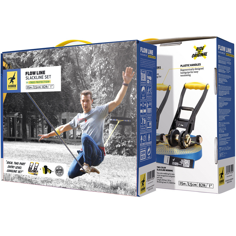 Gibbon Slacklines Flowline Treewear Slackline Set