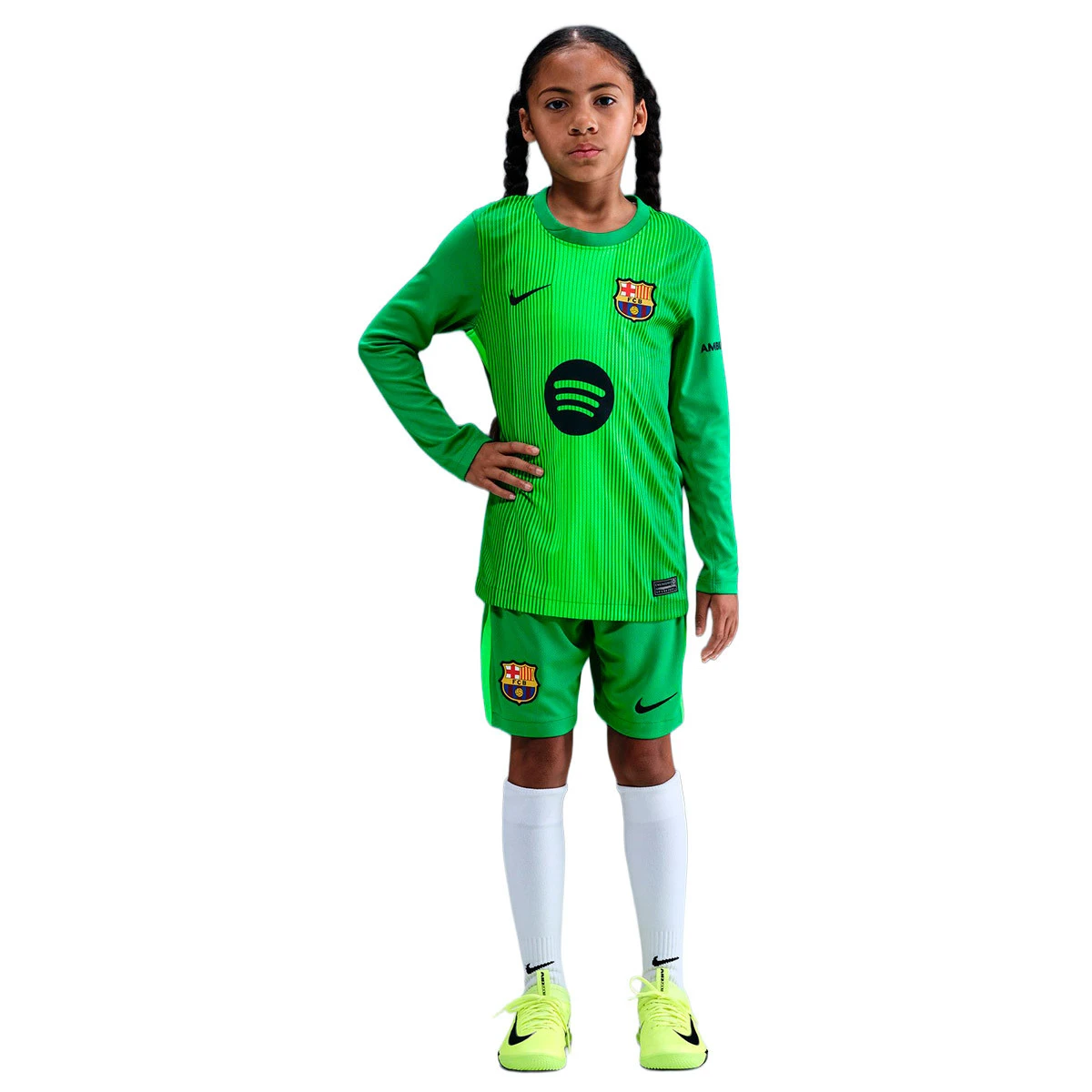 Calções Nike FC Barcelona Primeiro Equipamento Guarda-redes 2025-2026 Criança