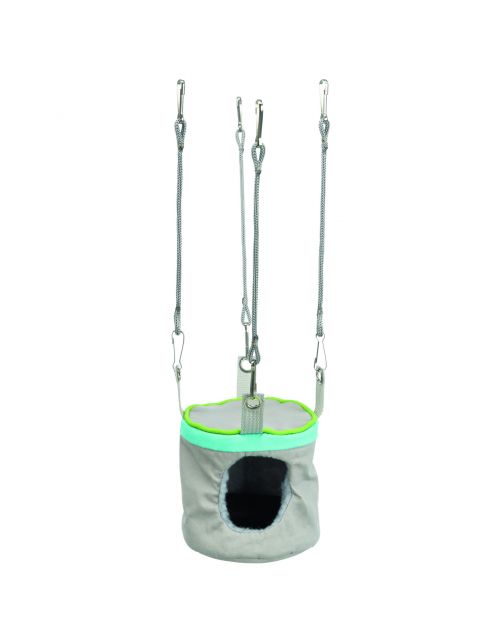 Trixie Ritselholletje - Kooi Accessoire - Ø 10x9 cm Grijs Groen