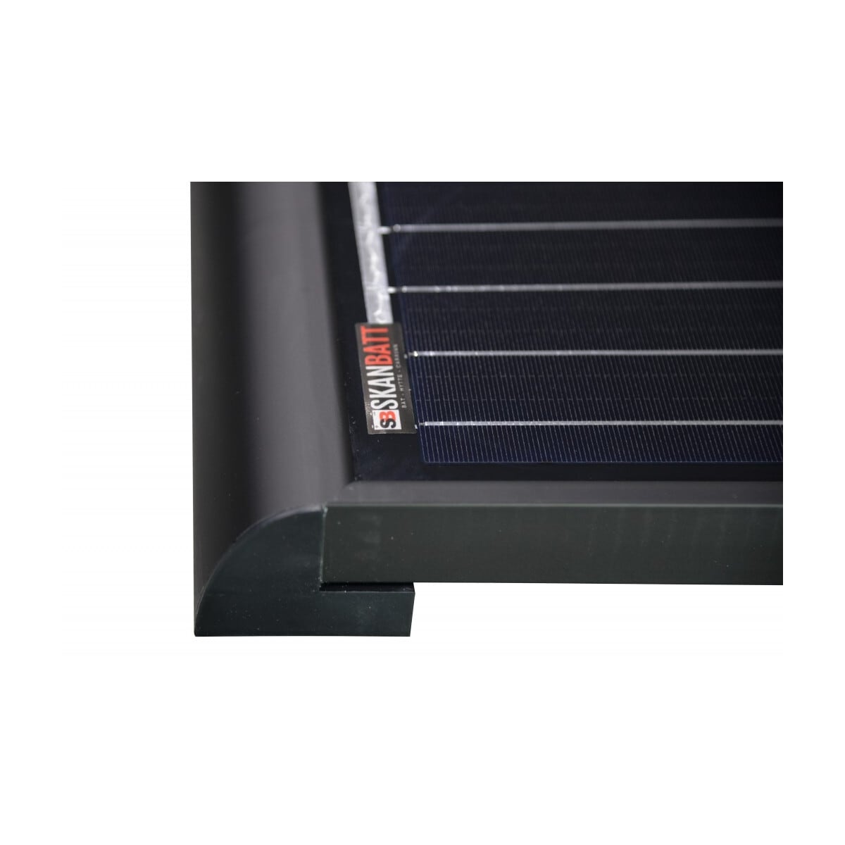 SKANBATT AERO 200W panel med 7M kabel og fastmonterte spoilere