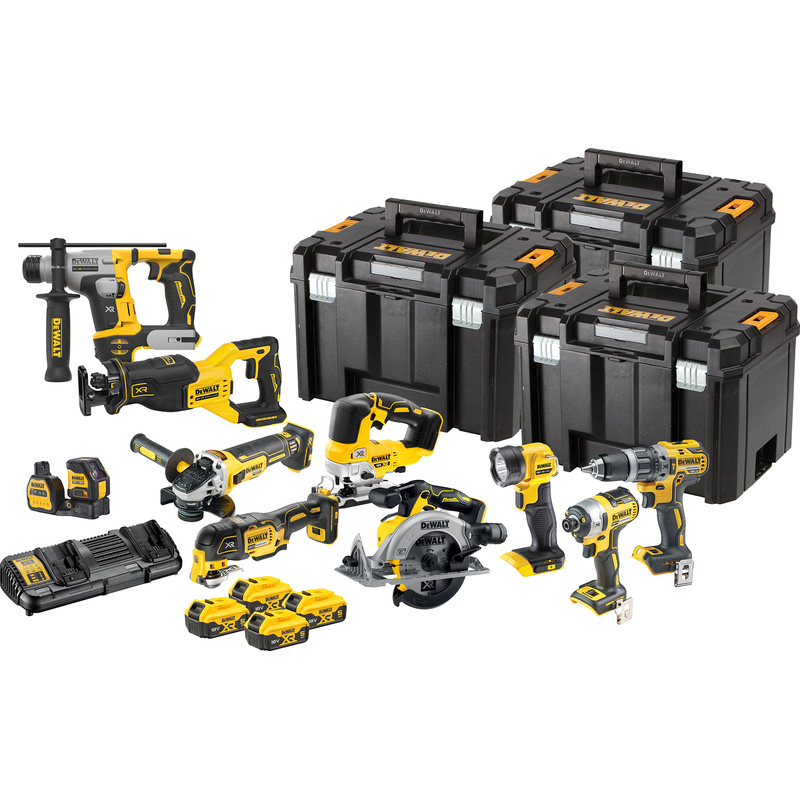 DeWALT DCK1012P4T-QW combopack 18V 4x 5,0Ah Li-ion