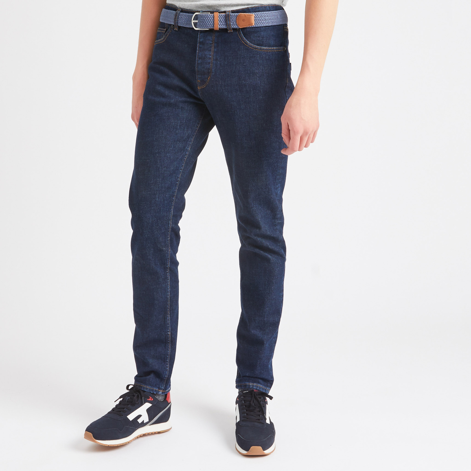 Ceinture bleue Polyester recyclé et élasthanne - modèle Belt