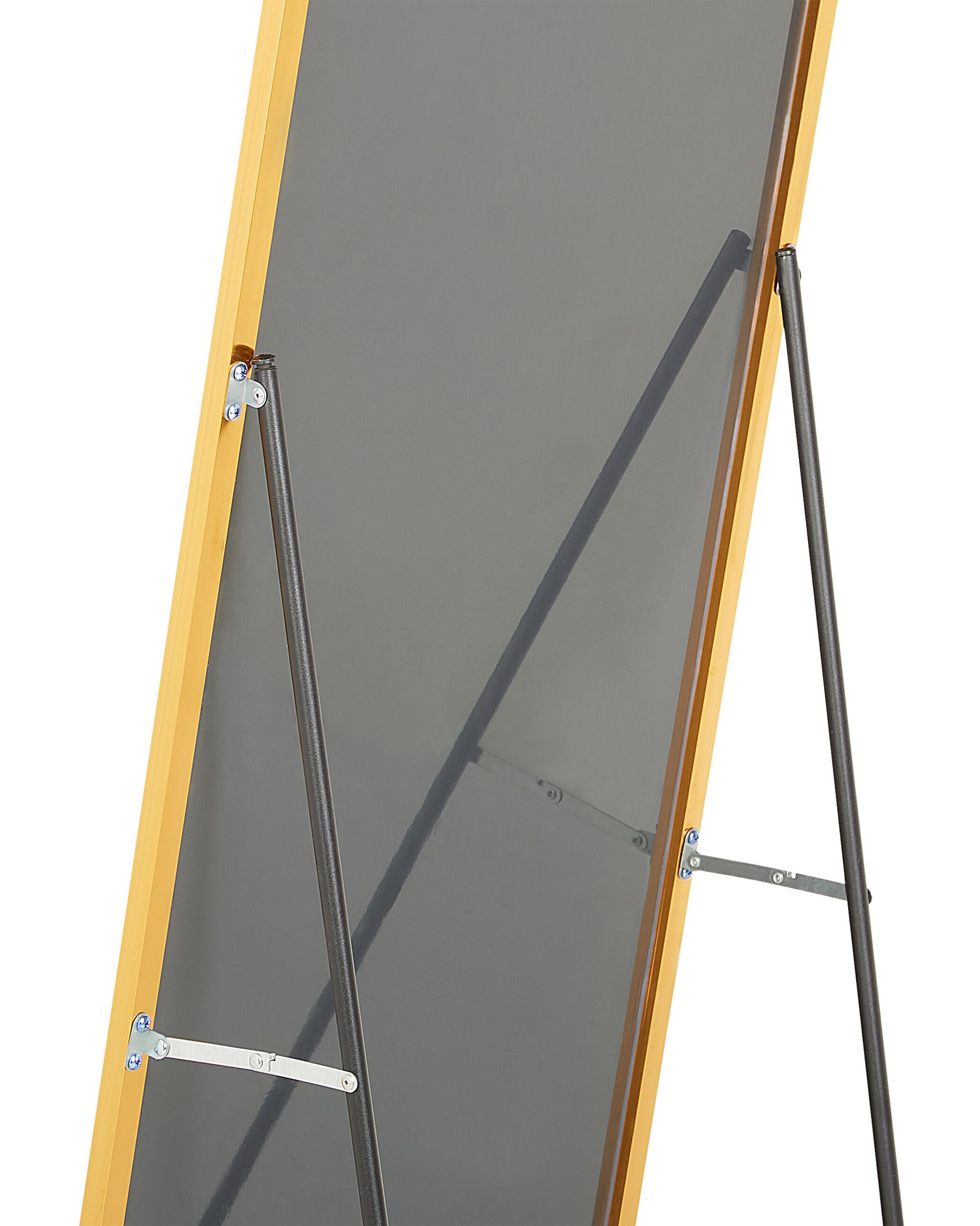 Staande spiegel BEAUVAIS 156 cm Metaal Goud