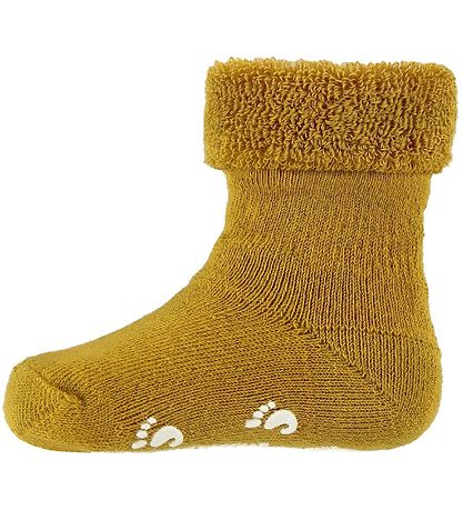 Fuzzies GåStrømper m. AntiskRød - Karry