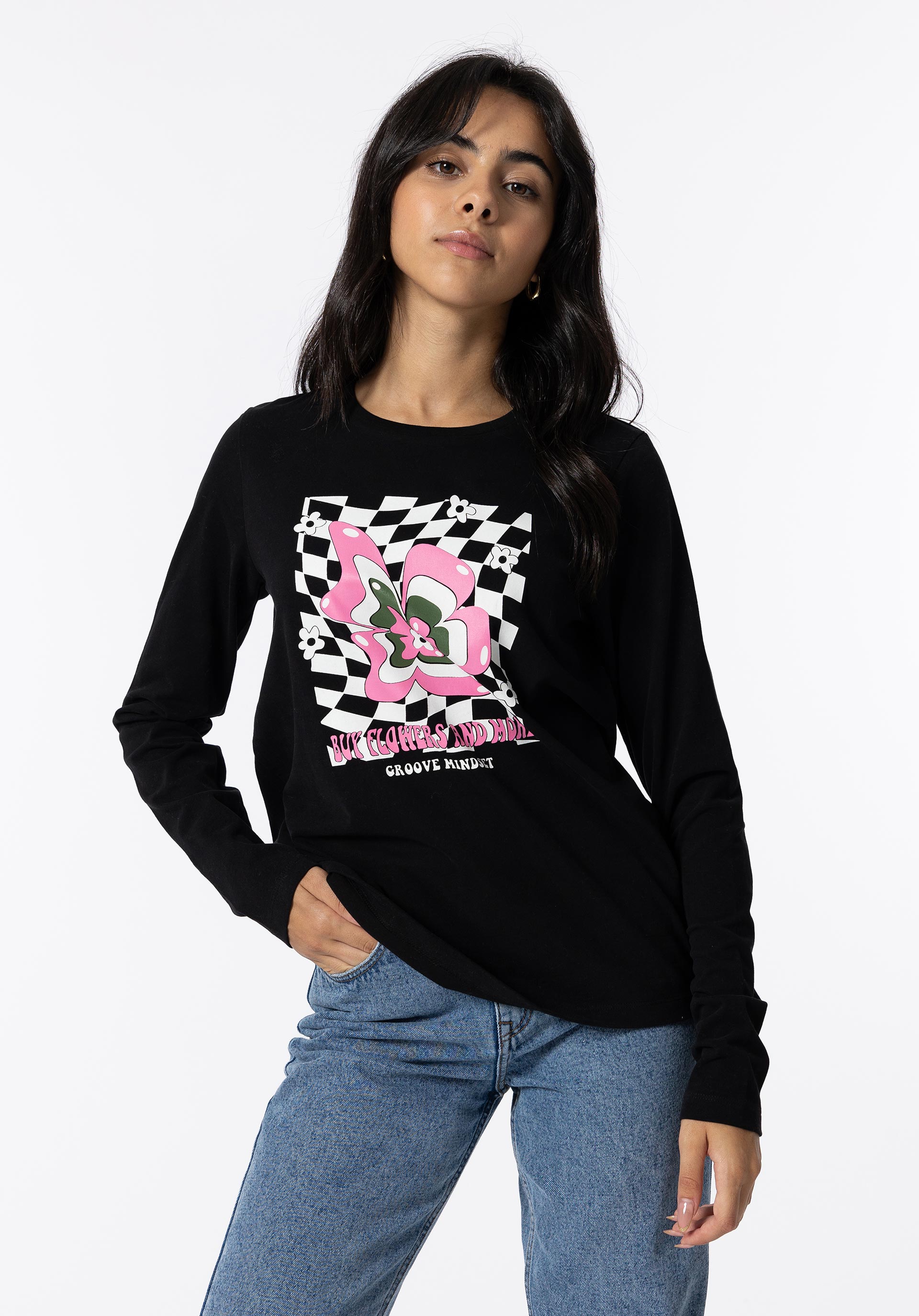 T-shirt com Estampado Frontal