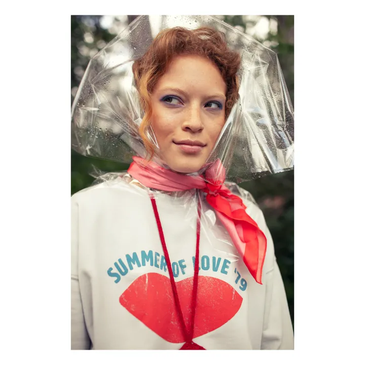 Sisters Department Sweat Julie Coton Bio | Gris clair