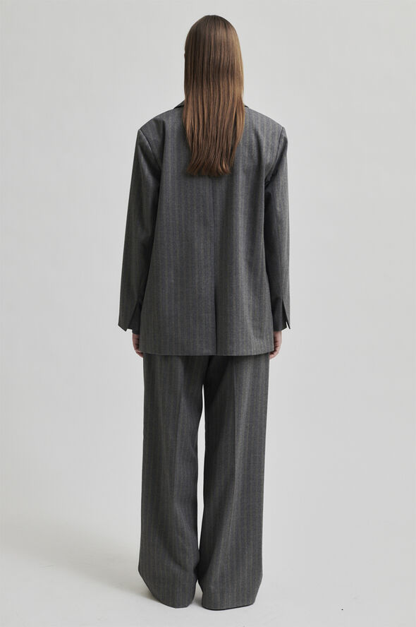 Second Female Hollanda New Blazer Dark grey melange