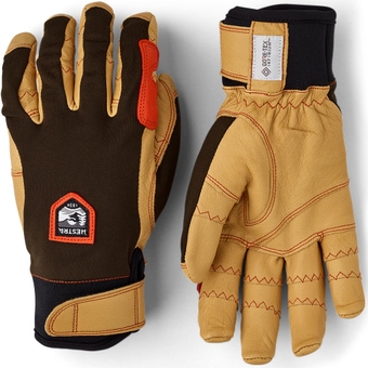 Hestra Ergo Grip Active Fingerhandschuhe Dark forest / Natural brown