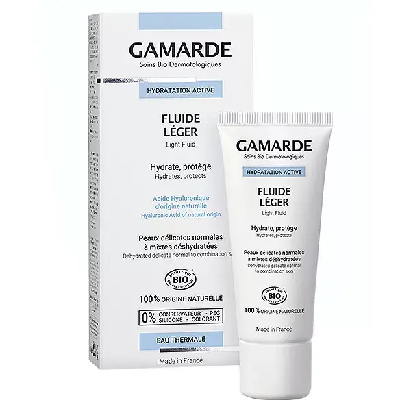 Gamarde Active Hydration Light Fluido Orgânico 40ml