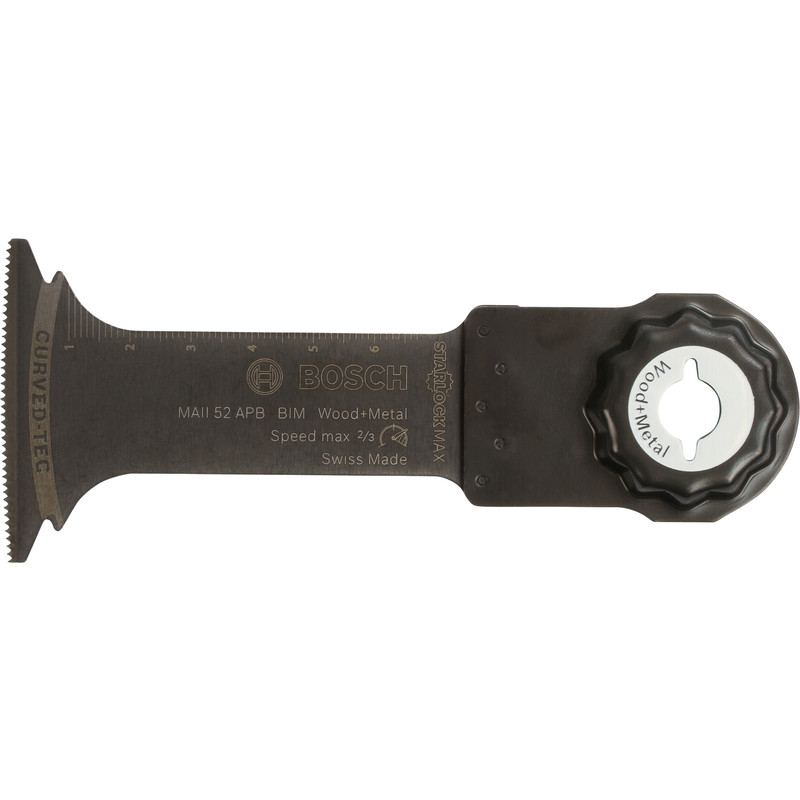 Bosch Starlock Max hardhout invalzaagblad BIM 52x70mm
