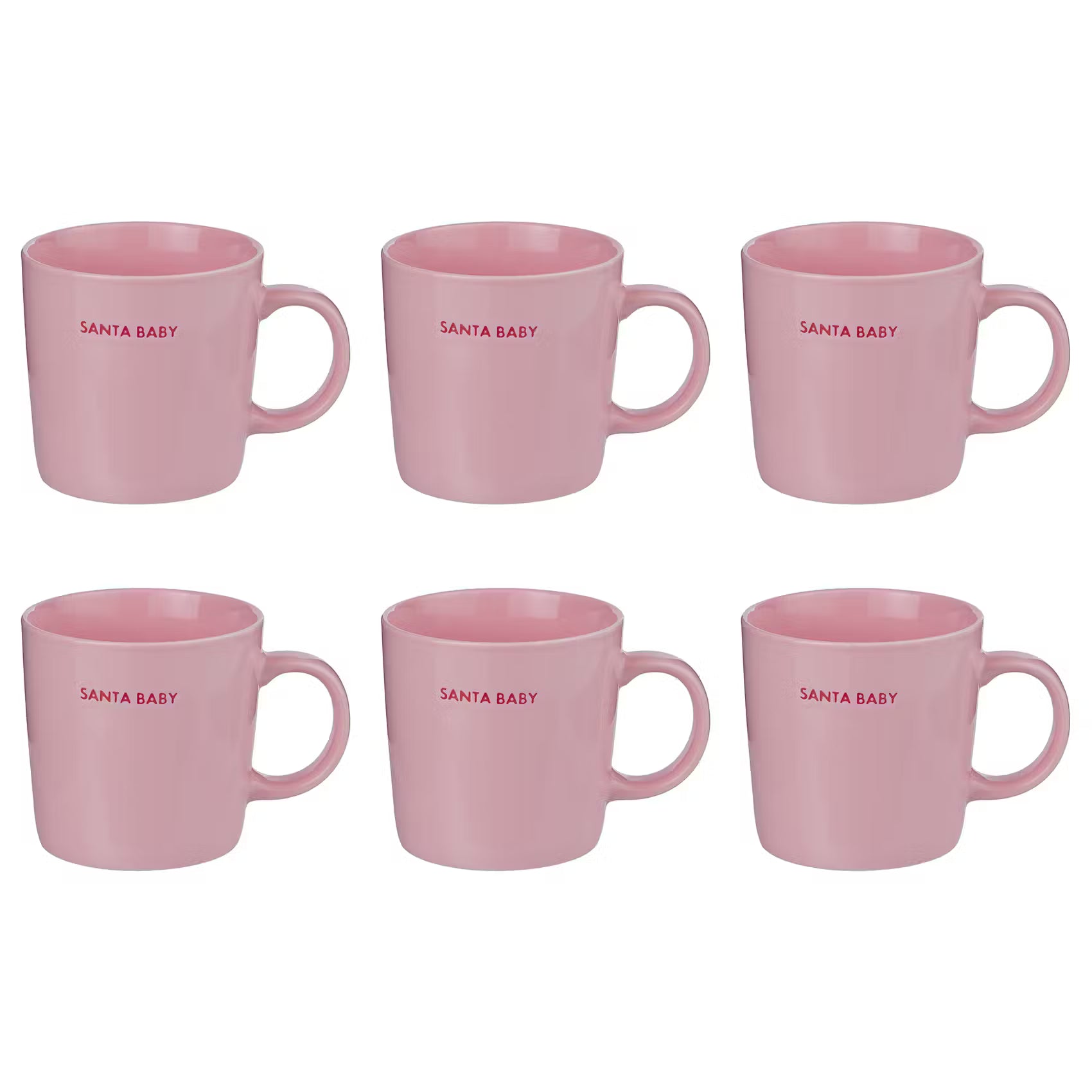 GOOD VIBES Tasse Santa 6er-Set