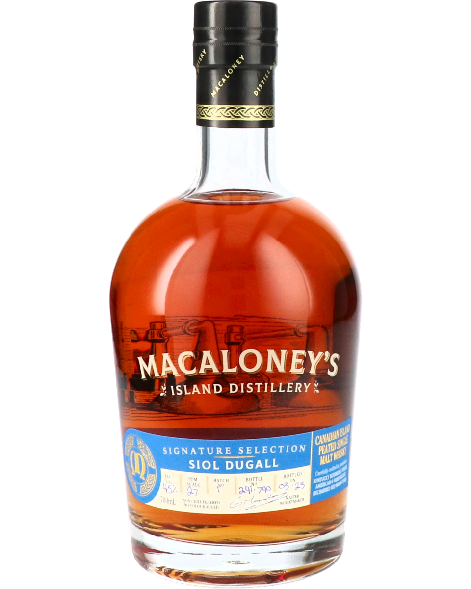 Macaloneys Siol Dugall Medium Peated SIngle Malt 70 cl