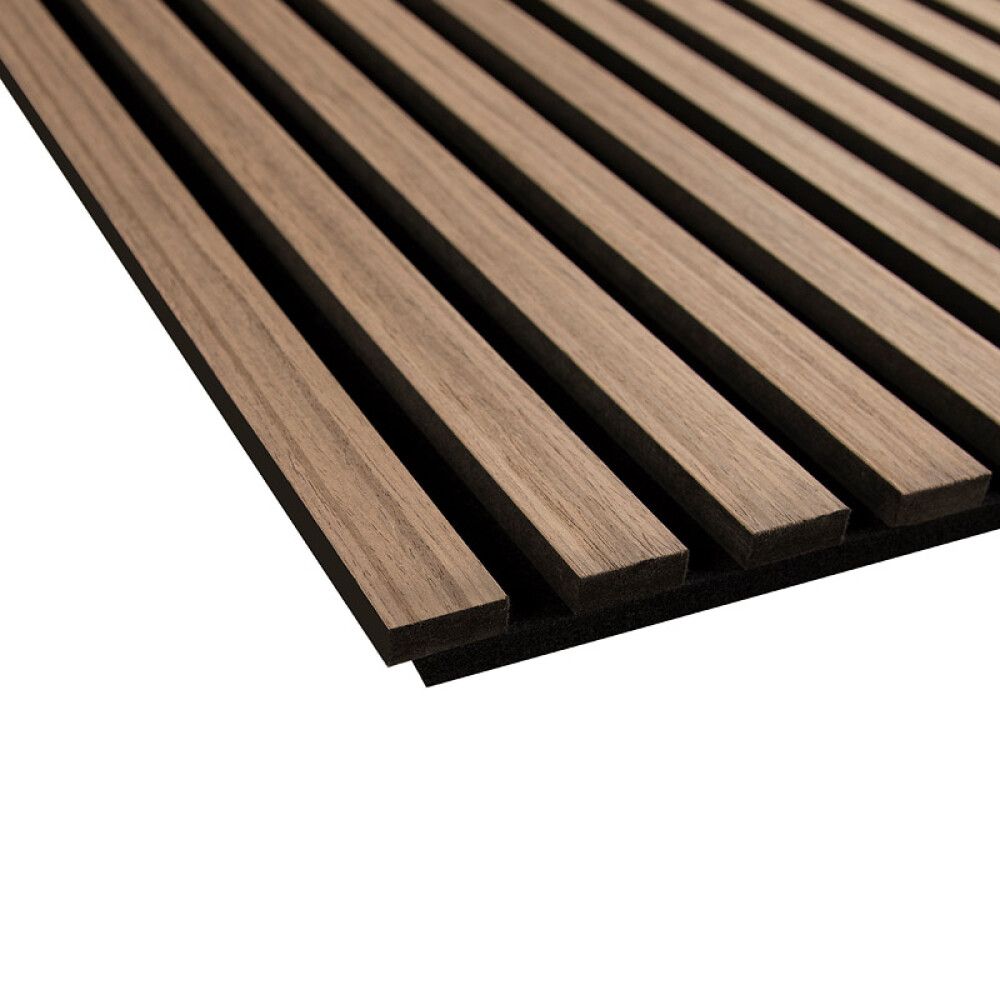 AKUSTIKKPANEL STANDARD VALNØTT 2400X520X18MM