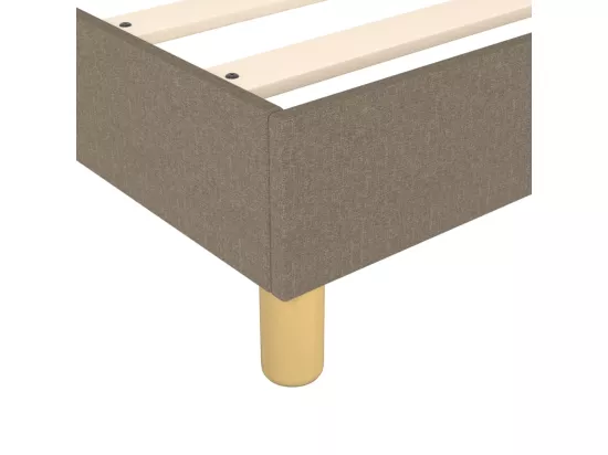 Sommier à lattes de lit Taupe 120x200 cm Tissu
