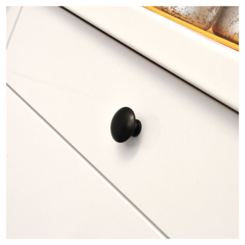 Knop Sophia zwart 25mm